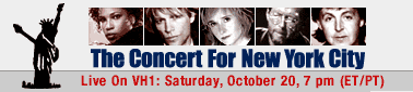 Concert for NYC - LIVE 20 Oct 2001!