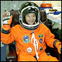 NASA photo of STS-108 Mission Specialist Daniel Tani