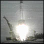 Launch of the Expedition 1 Crew. Image courtesy of NASA/RSA.
